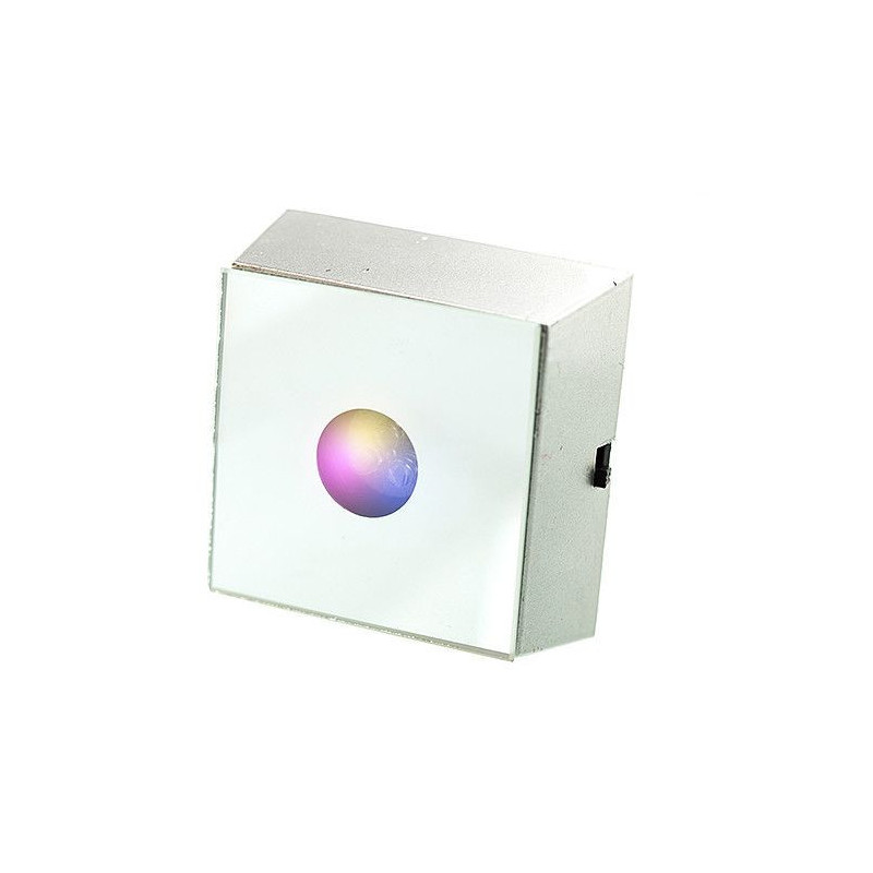 Boîte lumineuse LED carrée pour cristaux