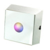 Boîte lumineuse LED carrée pour cristaux