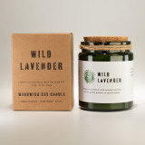 Bougie de soja Greenman Woodwick - Lavande sauvage