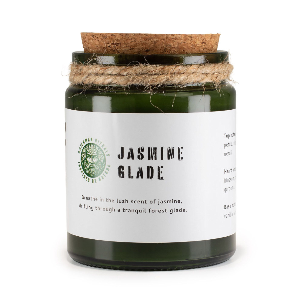 Bougie de soja Greenman Woodwick - Jasmin Glade