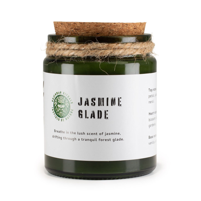 Bougie de soja Greenman Woodwick - Jasmin Glade
