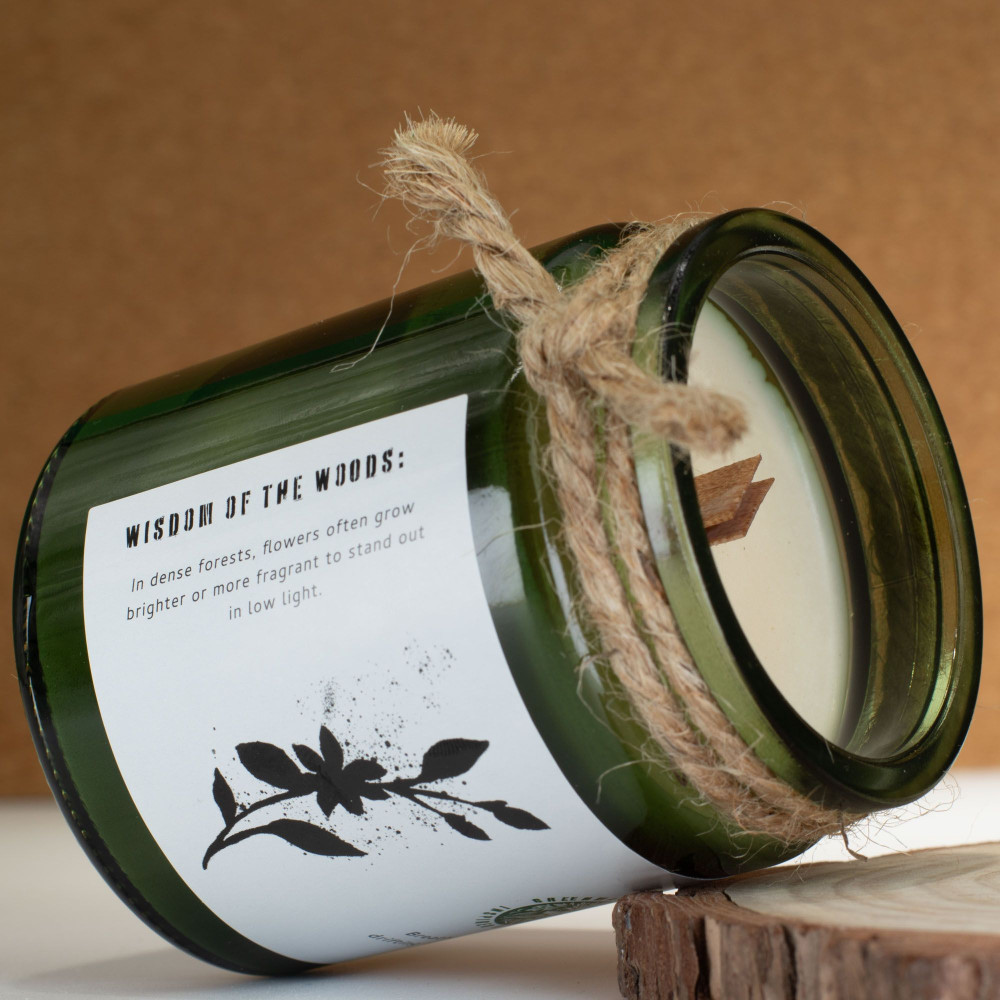 Bougie de soja Greenman Woodwick - Jasmin Glade