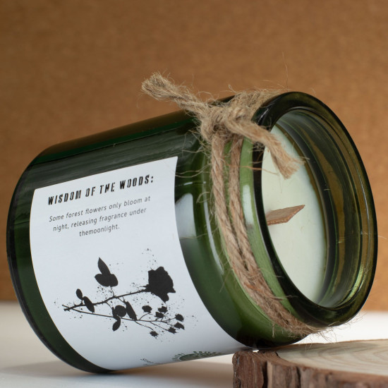 Bougie parfumée Greenman Woodwick - Rose Minuit