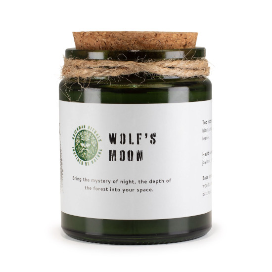 Bougie de soja Greenman Woodwick - Lune du Loup