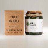 Bougie de soja Greenman Woodwick - Figue écrasée et cassis
