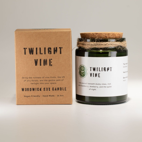 Bougie de soja Greenman Woodwick - Twilight Vine