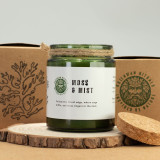 Bougie de soja Greenman Woodwick - Mousse et Brume