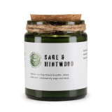 Bougie de soja Greenman Woodwick - Sauge et Menthe