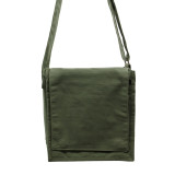 Sac messager en toile de coton - Vert