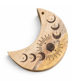Boîte coulissante en forme de lune