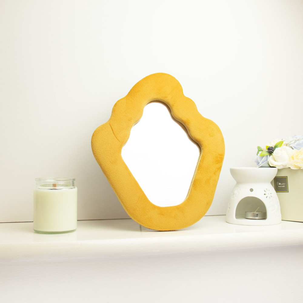 Miroir doux et ondulé - Flamme - Souci