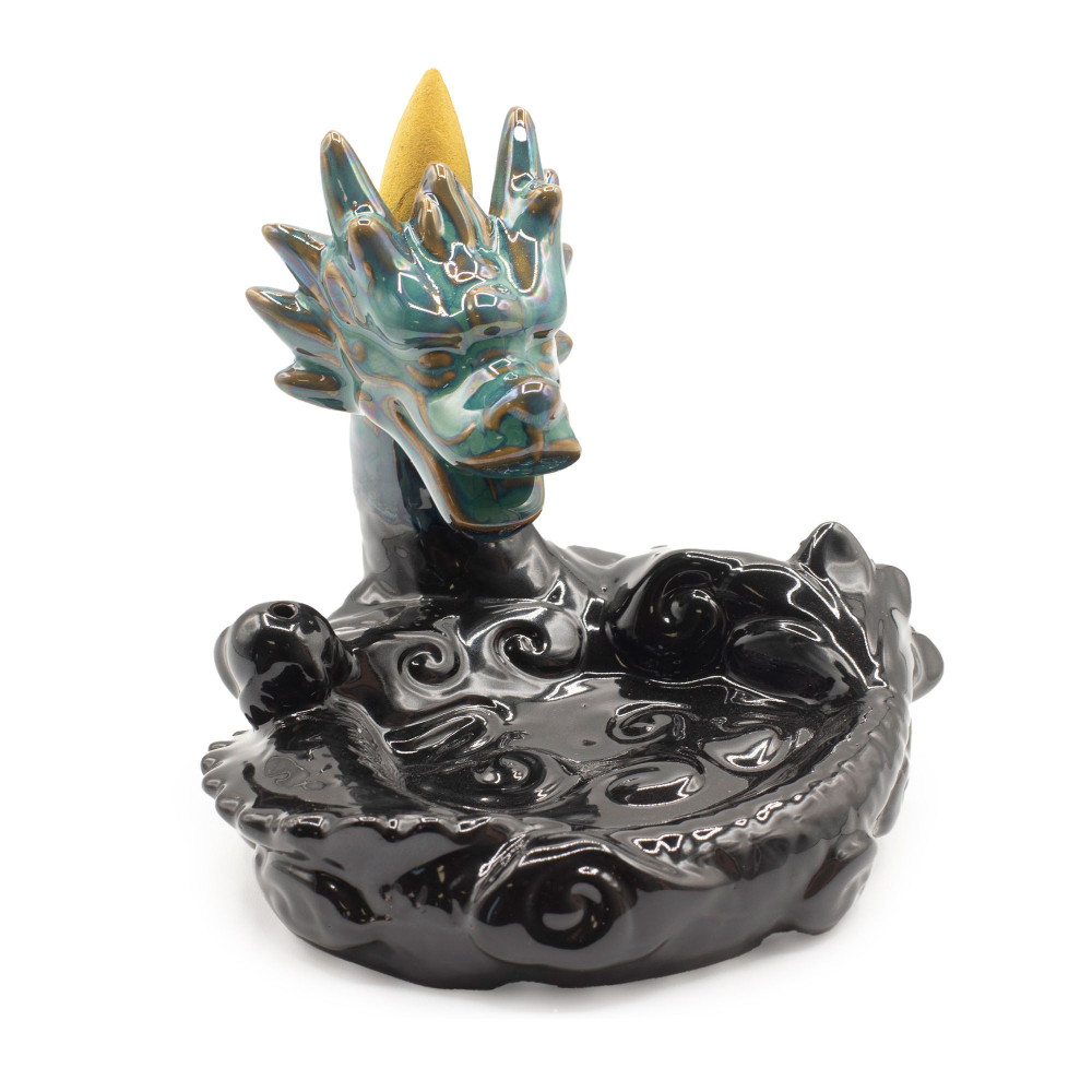 Brûleur d'encens à reflux - Grand bassin Dragon