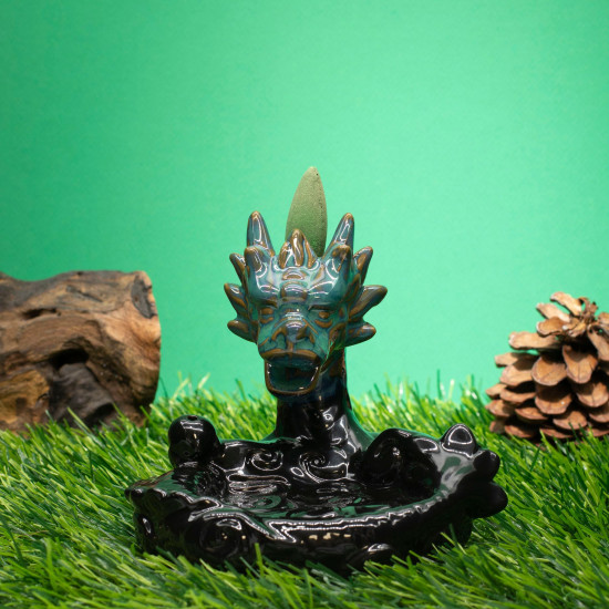 Brûleur d'encens à reflux - Grand bassin Dragon