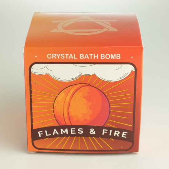 Bombe de bain cristal élémentaire - Feu