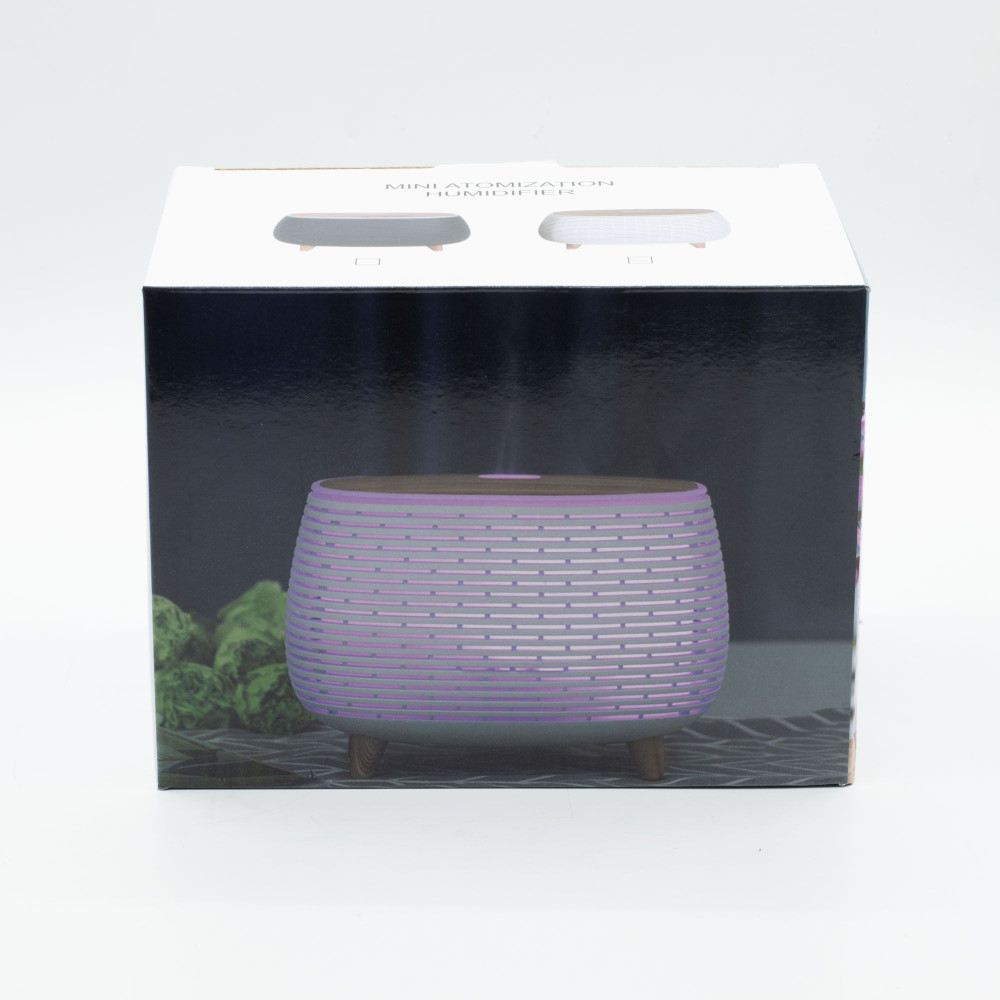 Diffuseur d'Arômes Rainuré avec LED Multicolore