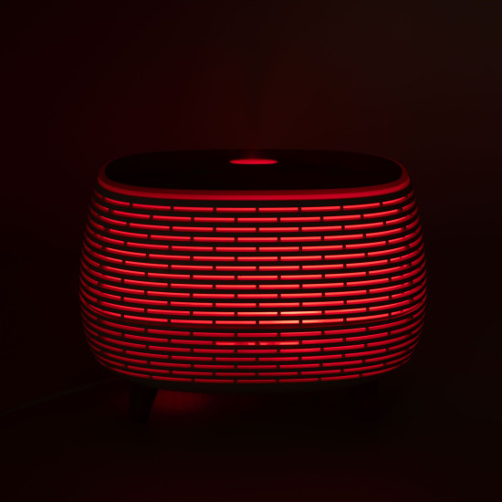 Diffuseur d'Arômes Rainuré avec LED Multicolore