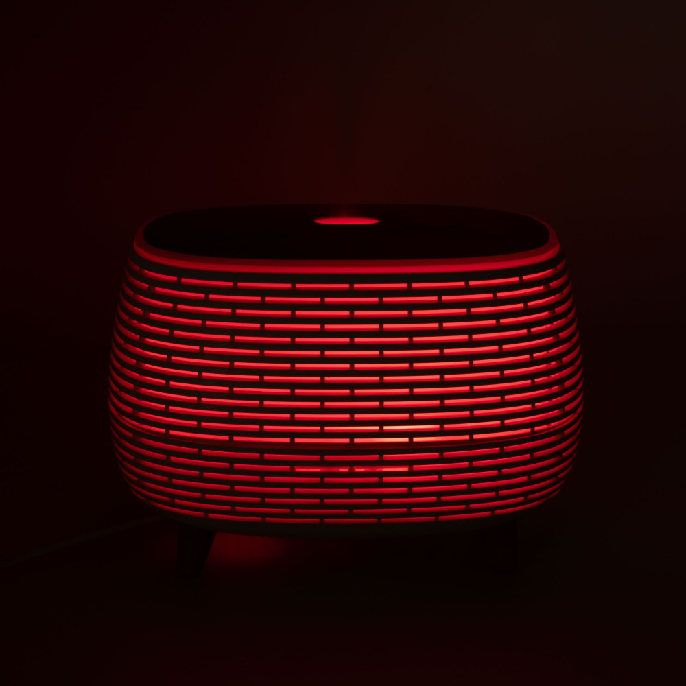 Diffuseur d'Arômes Rainuré avec LED Multicolore