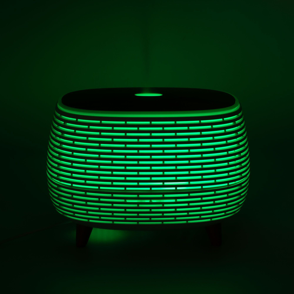 Diffuseur d'Arômes Rainuré avec LED Multicolore