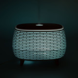 Diffuseur d'Arômes Rainuré avec LED Multicolore