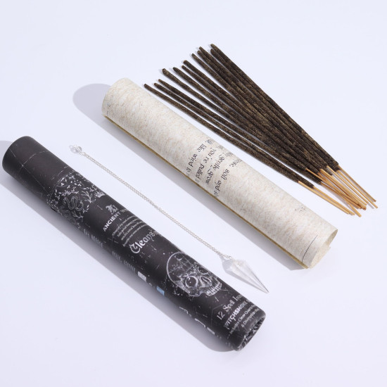 Encens Rituel Ancient Witch - Purification - Pendule en Cristal de Roche