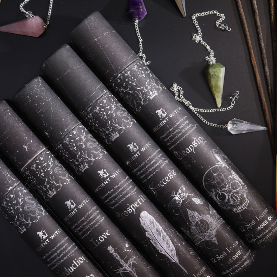 Encens Rituel Ancient Witch - Succès - Pendule en Obsidienne Noire