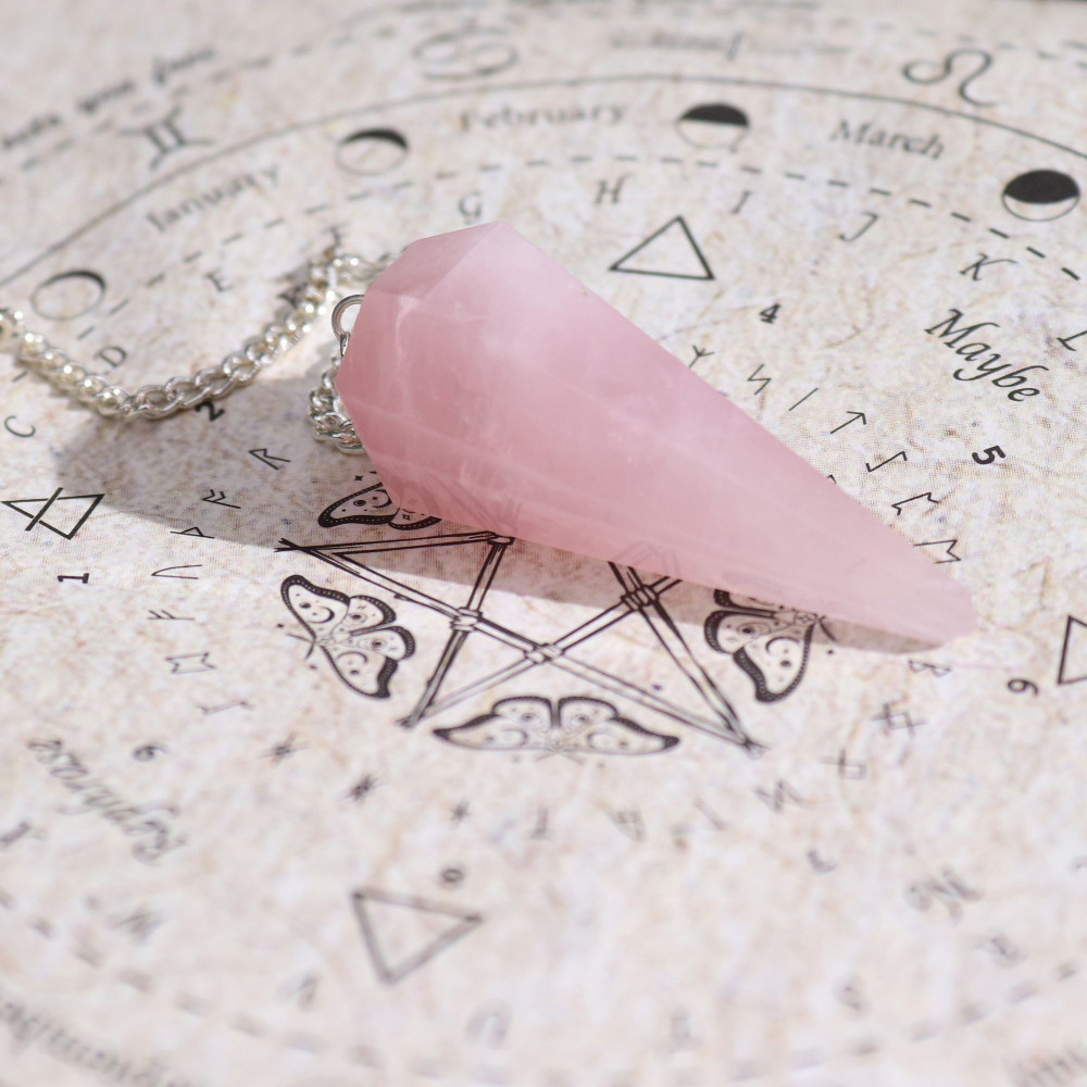 Encens Rituel Ancient Witch - Amour - Pendule en Quartz Rose