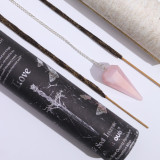 Encens Rituel Ancient Witch - Amour - Pendule en Quartz Rose