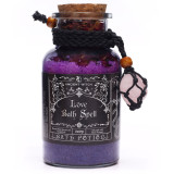 Potion de Bain Rituel Ancient Witch - Quartz Rose et Amulette en Cristal - Amour