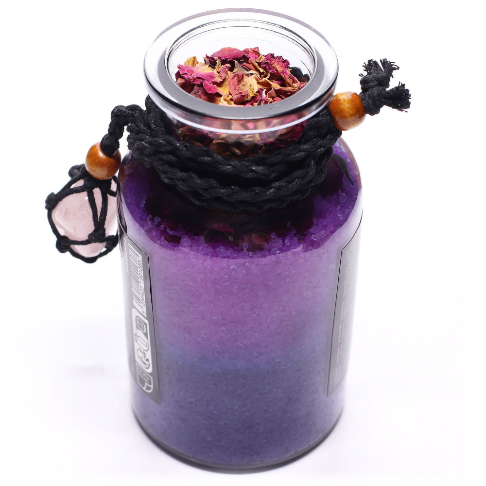 Potion de Bain Rituel Ancient Witch - Quartz Rose et Amulette en Cristal - Amour