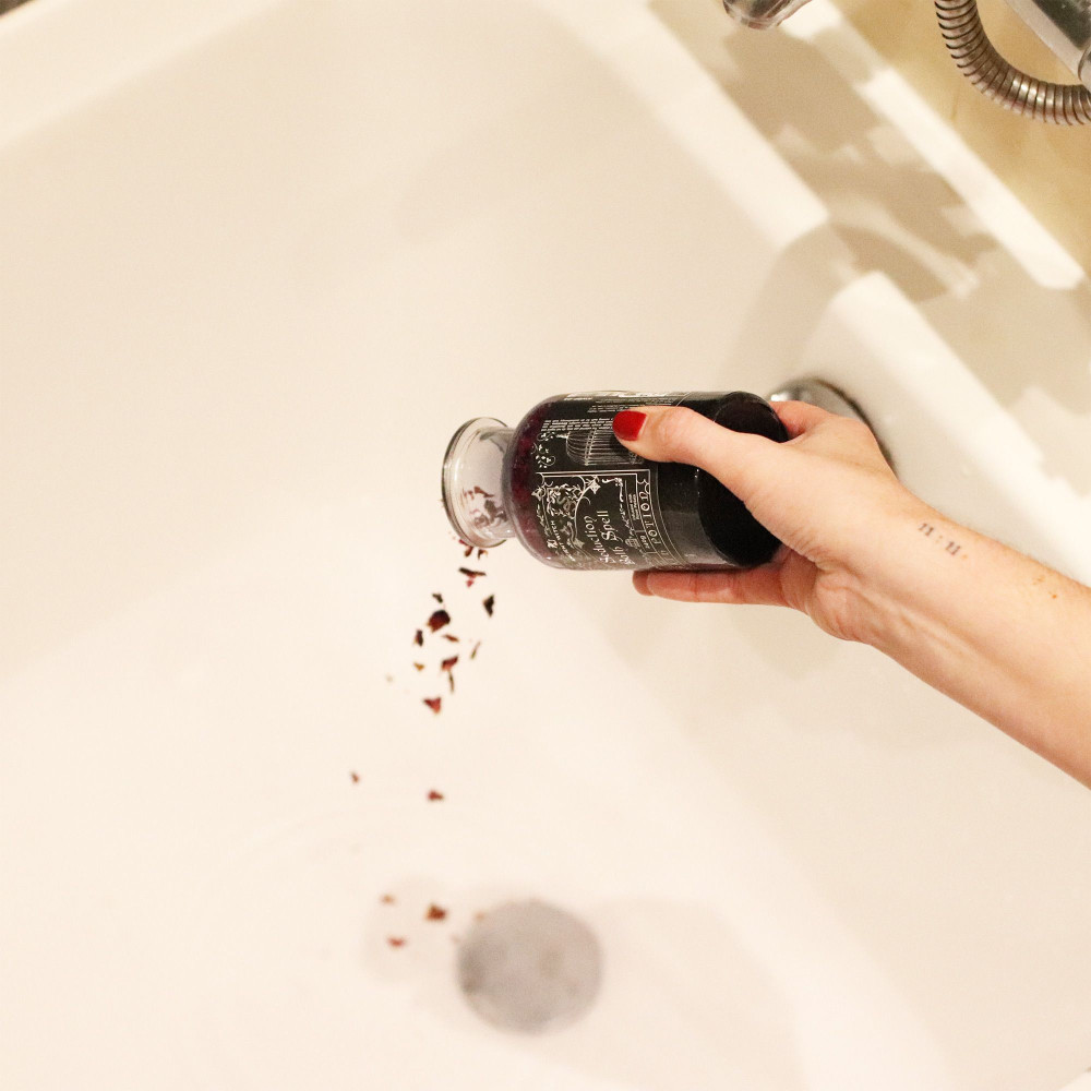 Potion de Bain Rituel Ancient Witch - Améthyste et Amulette en Cristal - Séduction