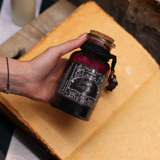 Potion de Bain Rituel Ancient Witch - Améthyste et Amulette en Cristal - Séduction