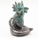 Brûleur d'encens à reflux - Dragon sur Bouddha