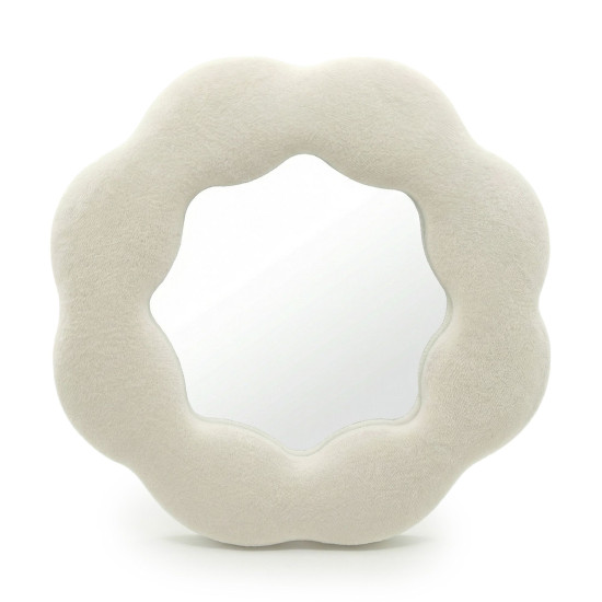 Miroir doux et ondulé - Fleur - Pierre