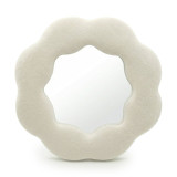 Miroir doux et ondulé - Fleur - Pierre