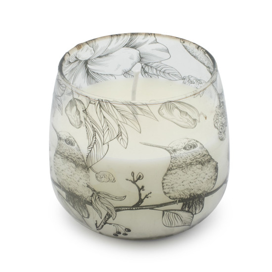 Bougies en pot de verre moyen - Tirées par la flamme