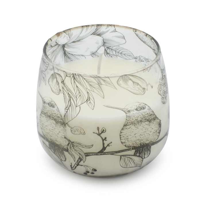 Bougies en pot de verre moyen - Tirées par la flamme