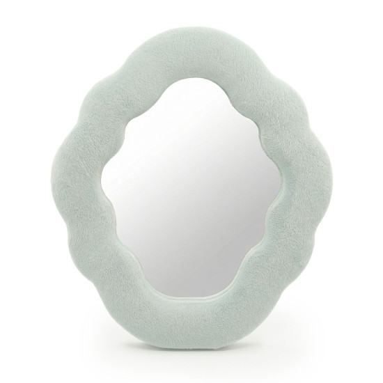 Miroir souple ondulé - Nuage - Bleu nuage (28x24x2,3cm)