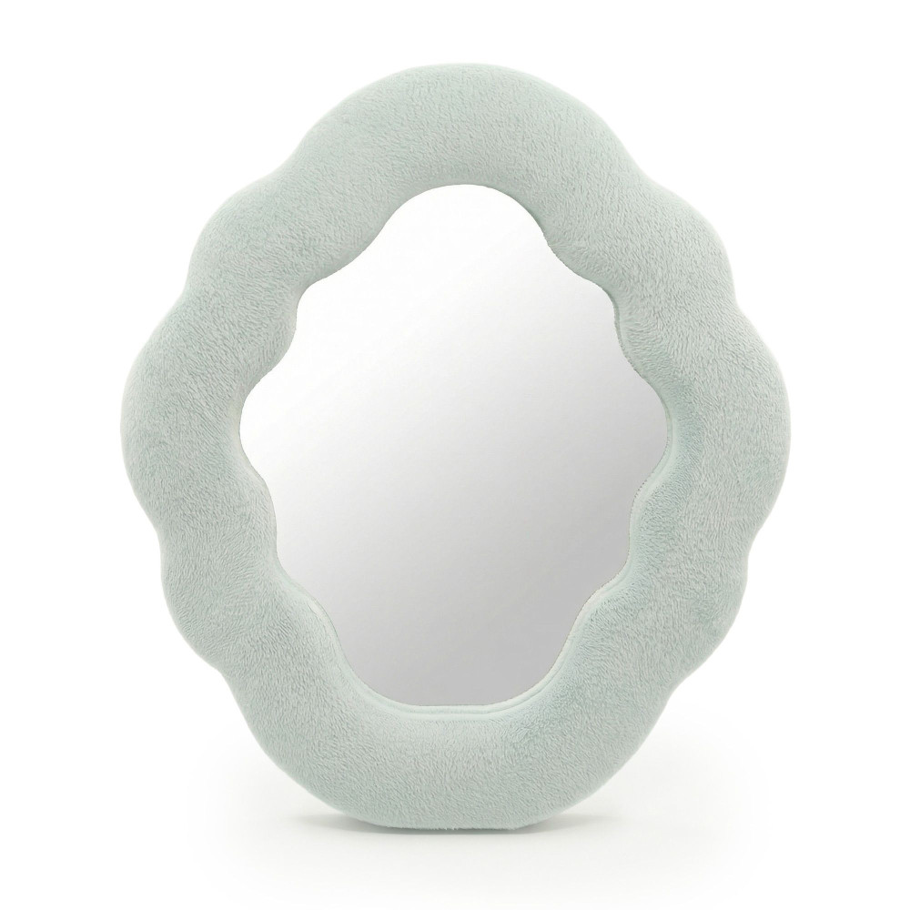 Miroir souple ondulé - Nuage - Bleu nuage (28x24x2,3cm)