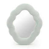 Miroir souple ondulé - Nuage - Bleu nuage (28x24x2,3cm)