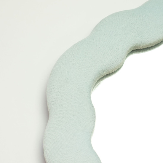 Miroir souple ondulé - Nuage - Bleu nuage (28x24x2,3cm)