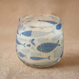 Bougies en pot de verre moyen - Brise marine