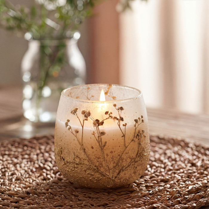 Bougies en pot de verre moyen - Wildlight Woods