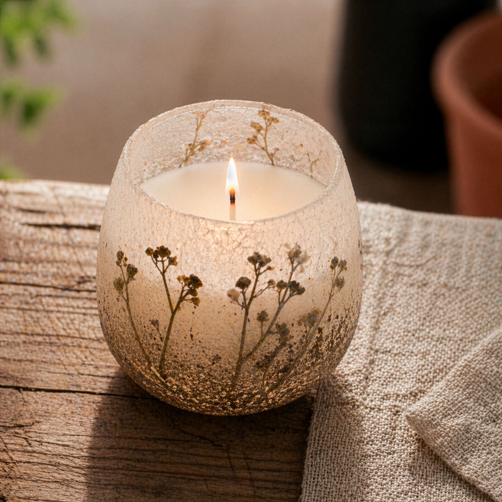 Bougies en pot de verre moyen - Wildlight Woods