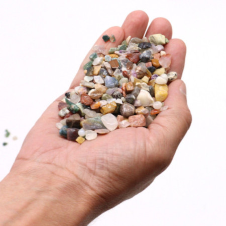Éclats de pierres précieuses naturelles mélangées - 1 kg