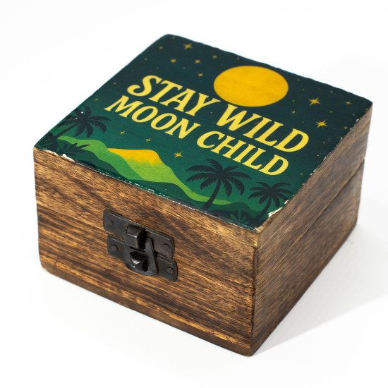 Petite boîte émaillée - Stay Wild Moon Child