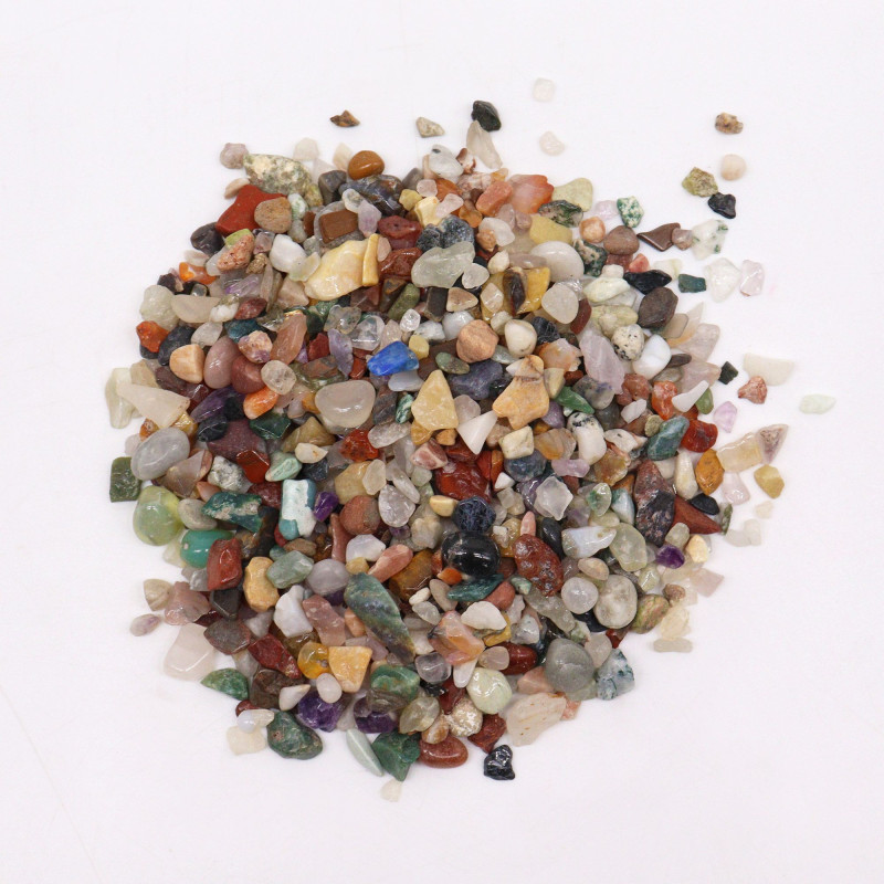 Éclats de pierres précieuses naturelles mélangées - 1 kg