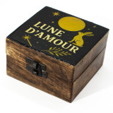 Petite boîte émaillée - Lune d'amour