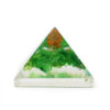 Pyramide d'orgonite SM 25 mm Gemchips et cuivre