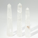 Obélisque à six faces en pierre précieuse, environ 17 cm - Cristal de roche