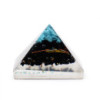Pyramide d'orgonite SM 25 mm Gemchips et cuivre